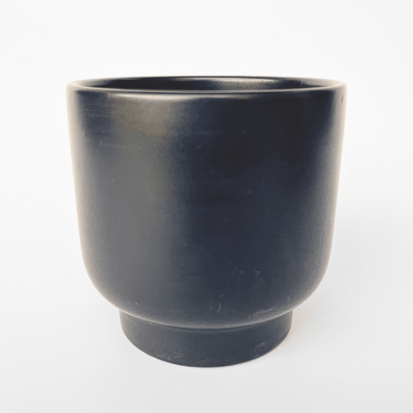 Ceramic Black Pot | Glossy Contemporary Finish | Ideal for Indoor Plants - Image 2