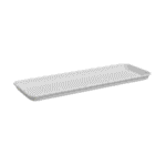 Rectangular saucer