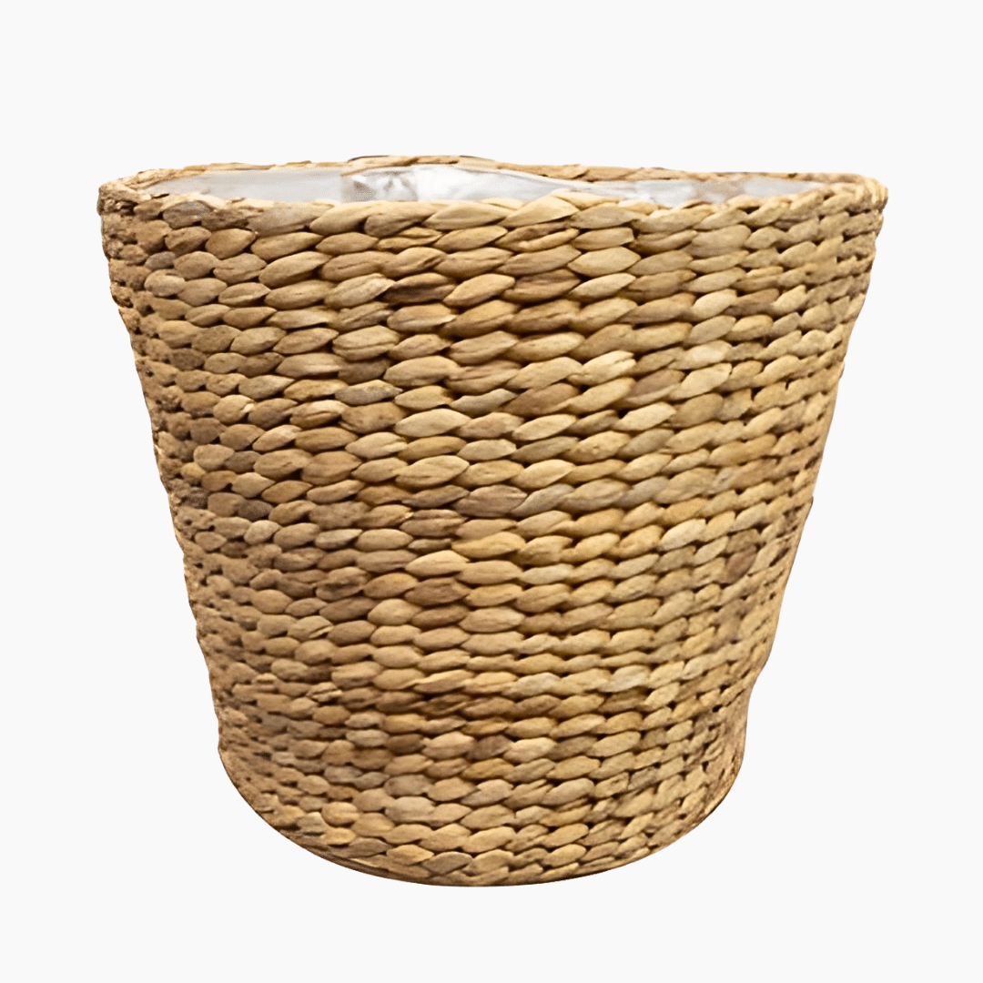 Pot Ritse Natural Ritse braided planter made from natural sustainable materials, ideal for indoor plants.