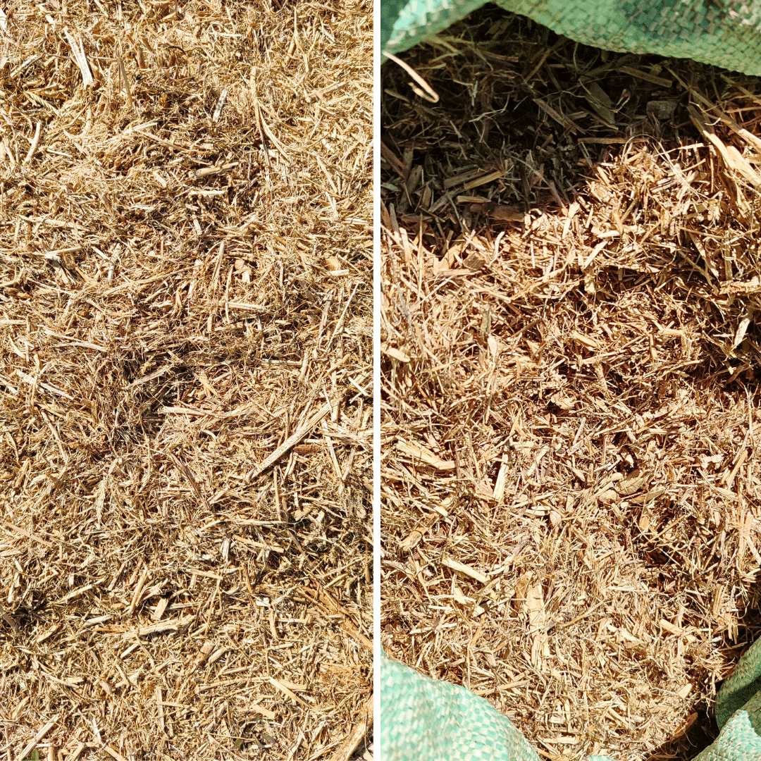 Straw 5kg bag of coarse shredded straw suitable for mushroom substrate or garden mulch