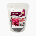 Loose, chunky orchid bark in earthy tones for orchid potting