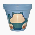 PokePot hand-painted terracotta planter inspired by Pokémon characters.