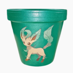 PokePot hand-painted terracotta planter inspired by Pokémon characters.