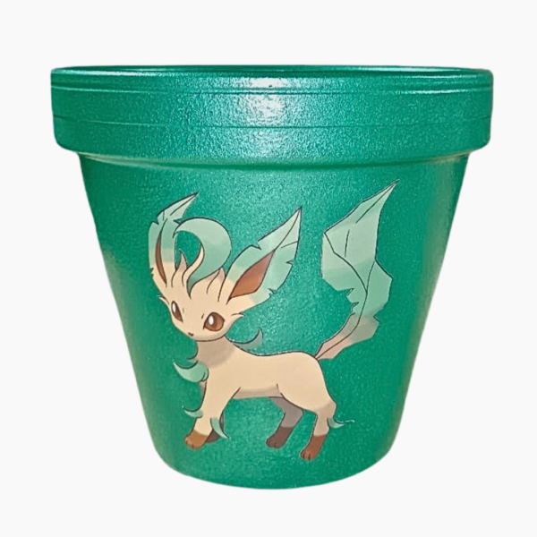 PokePot hand-painted terracotta planter inspired by Pokémon characters.