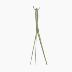 80cm green macramé plant hanger for indoor or outdoor plant styling.