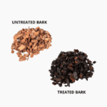 Loose, chunky orchid bark in earthy tones for orchid potting