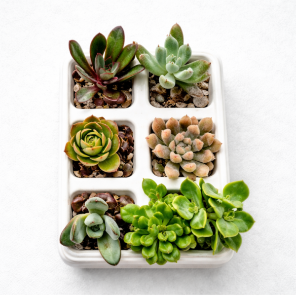 Succulent Collection Tray – Choose Your Succulent Set (6 Assorted Plants per Tray) | Mixed Succulent Starter Collection - Image 5