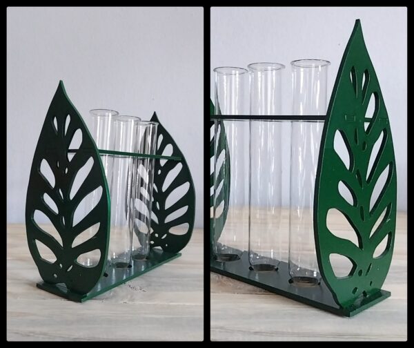 3 Tube Propagation Station | Decorative Plant Propagator (Glass) - Image 2